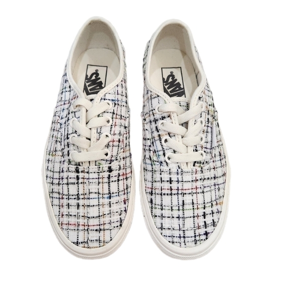 Vans Tweed Woven Multi Colored Sneakers, Women's 6.5 NWOT - Picture 2 of 6